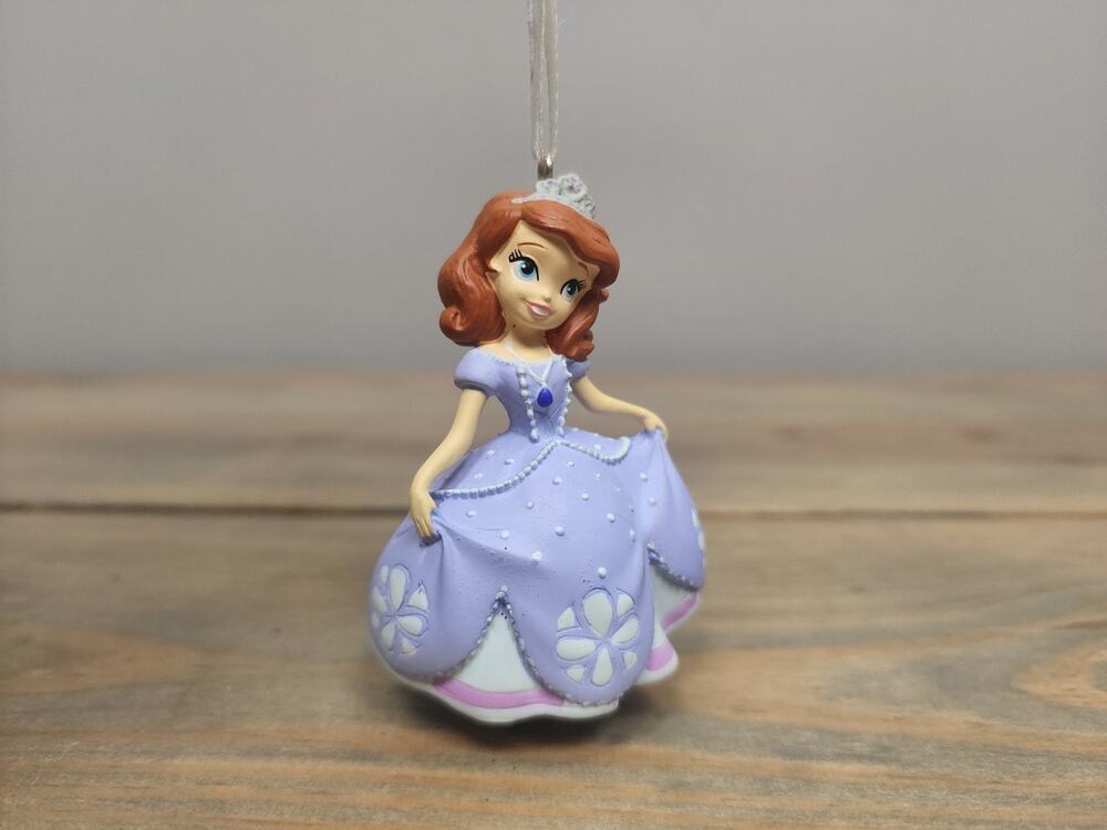 Disney Sofia The First Ornament 2013 Purple Dress Princess Figure 3" Christmas